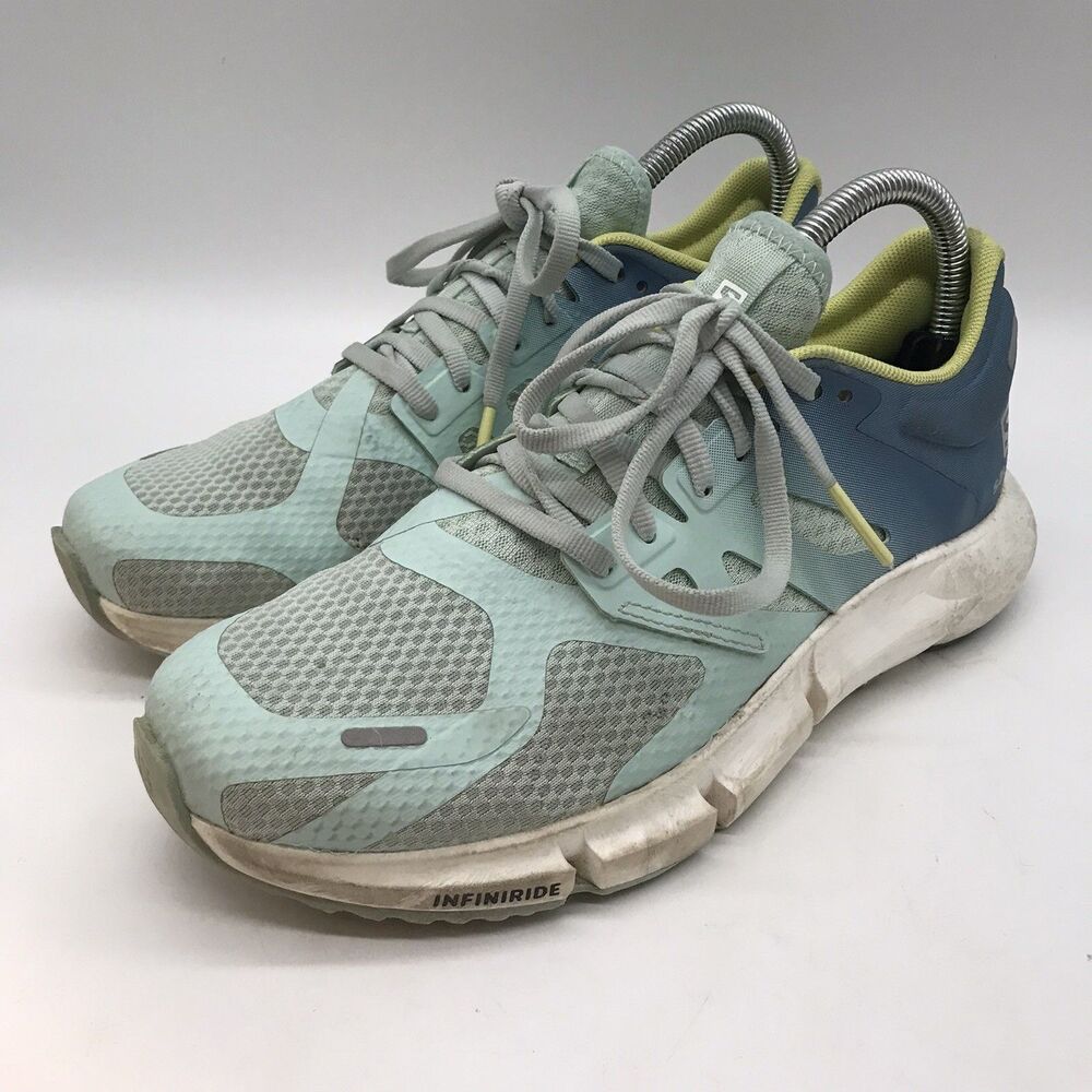 Salomon Predict 2 Running Shoes Women's 7.5 Blue Mint Lace Up Low Sneaker 411258